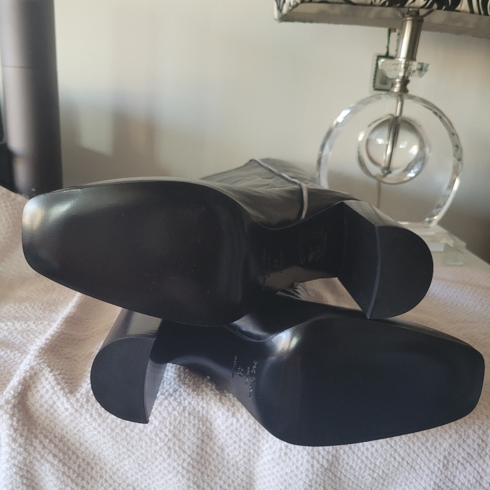 RAG & BONE Leather Knee Boot - Picture 15 of 16